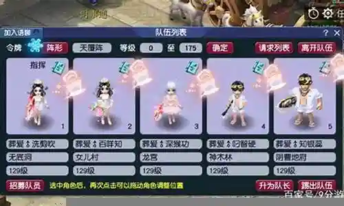 梦幻组队搭配阵容插图