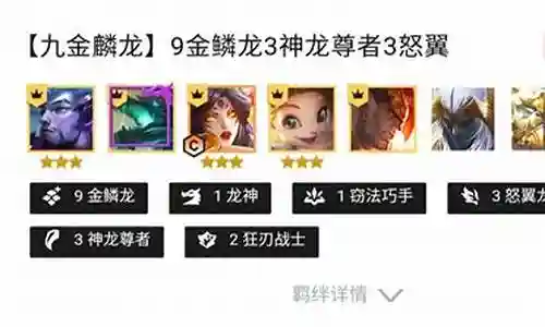 九金鳞龙阵容搭配图插图