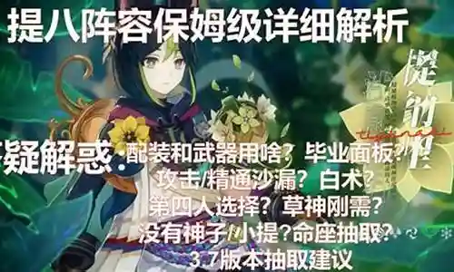 原神提八阵容搭配插图