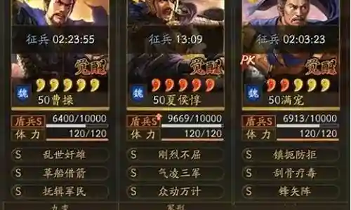夏侯的满宠阵容搭配插图