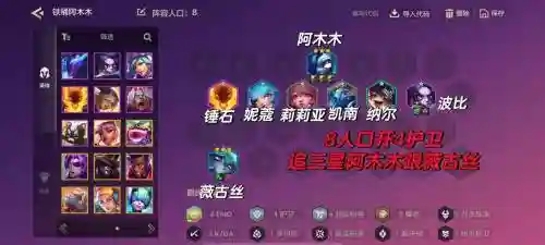 肉盾队阵容插图