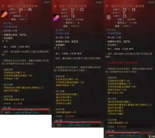 黑色沙漠装备数据插图