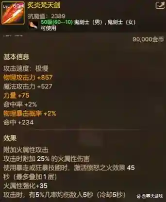 地下城加火属性的装备插图1