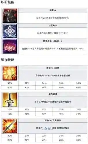 fgo技能等级区别插图