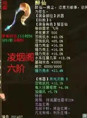 大话西游2男仙14级装备属性插图