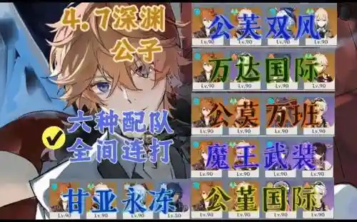 公子阵容搭配4.1插图