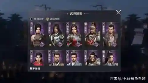 七雄纷争无红阵容搭配插图