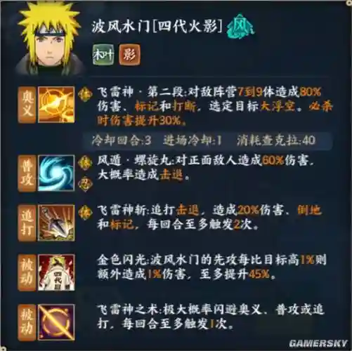 火影波风水门组合技能插图1