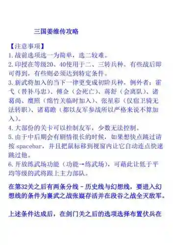 三国志姜维传简体5.9攻略插图