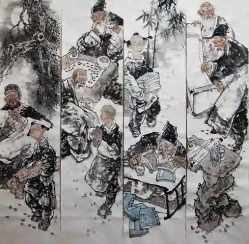 画家阵容作品插图1
