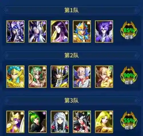 圣斗士星矢修炼阵容搭配插图1