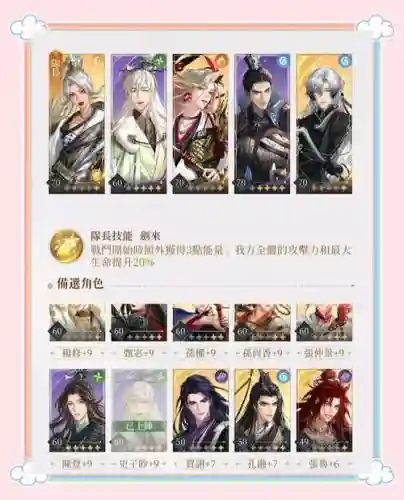 攻城天下张郃阵容搭配_1插图