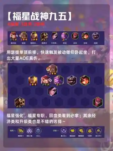 福星手阵容搭配插图1