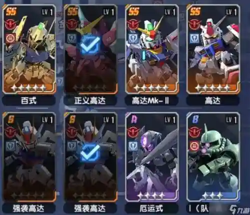 高达组合阵容插图
