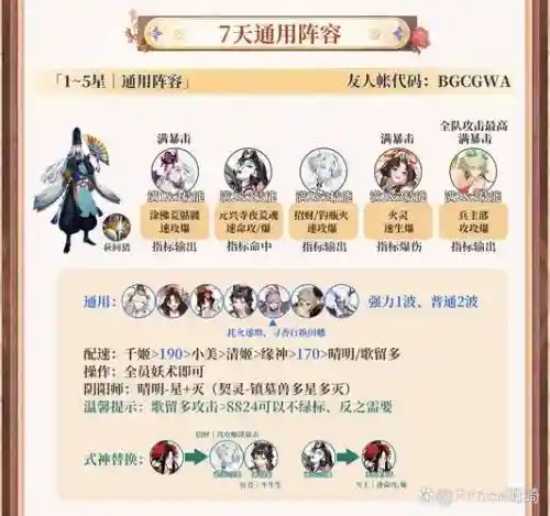 鹿铃御前阵容搭配插图