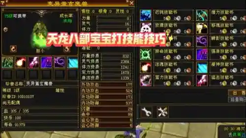 lr特殊技能的宝宝，怀旧服特殊技能宝宝插图1