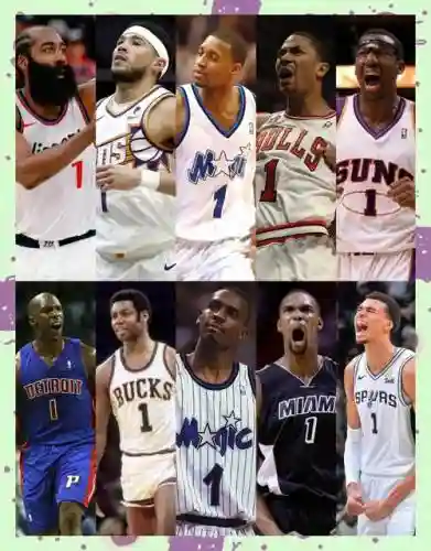nba1号球衣阵容搭配，nba1号球衣的球员插图