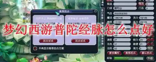 梦幻西游普陀借灵静脉加的是点选伤害，梦幻西游普陀山借灵插图1