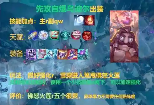 s6乌迪尔技能加点,乌迪尔技能加点出装插图1 s6乌迪尔技能加点,乌迪尔技能加点出装插图1